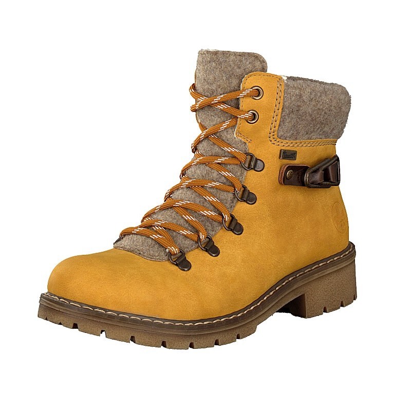 Botas Rieker Y9131-68 Para Mulher - Amarelas